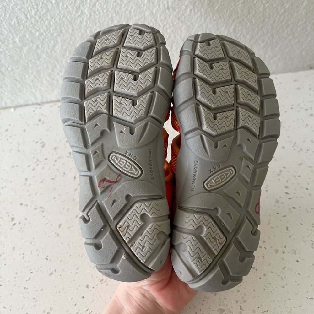 Keen Orange & Red Seacamp lI CNX Hybrid Water Sandals Unisex Toddlers Size 11 - Picture 10 of 15